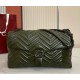 Gucci GG Marmont large shoulder bag GU850659-dark-green