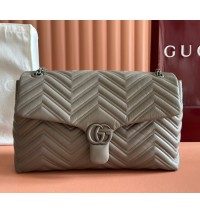 Gucci GG Marmont large shoulder bag GU850659-grey