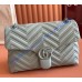 Gucci GG Marmont medium shoulder bag GU850676-ice-blue