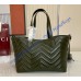 Gucci GG Marmont medium tote bag GU855279-dark-green