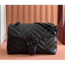 Gucci GG Marmont small shoulder bag GU855371-black