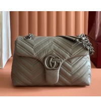 Gucci GG Marmont small shoulder bag GU855371-grey