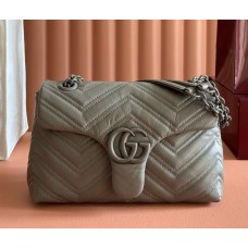 Gucci GG Marmont small shoulder bag GU855371-grey