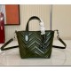 Gucci GG Marmont small tote bag GU855391-dark-green