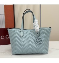 Gucci GG Marmont small tote bag GU855391-ice-blue