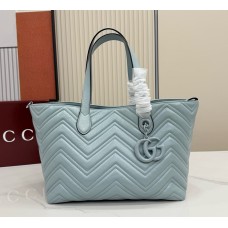 Gucci GG Marmont small tote bag GU855391-ice-blue