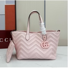 Gucci GG Marmont small tote bag GU855391-pink
