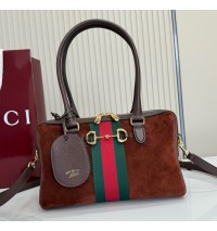 Gucci Borsetto medium boston bag GU866732-LC-brown