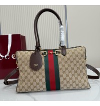 Gucci Borsetto large boston bag GU866734-C-brown
