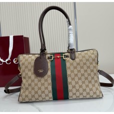 Gucci Borsetto large boston bag GU866734-C-brown