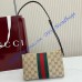 Gucci Horsebit Web small shoulder bag GU867130C-brown