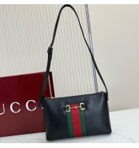 Gucci Horsebit Web small shoulder bag GU867130L-black