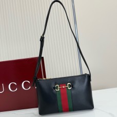 Gucci Horsebit Web small shoulder bag GU867130L-black