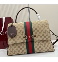 Gucci Paparazzo large top handle bag GU875019-C-brown