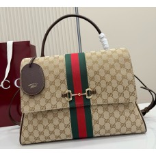 Gucci Paparazzo large top handle bag GU875019-C-brown