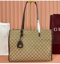 Gucci Londra large tote bag GU875056-brown