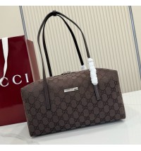 Gucci Melrose medium boston bag GU875228C-dark-brown