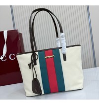 Gucci Tribeca small tote bag GUA0034E-white-brown