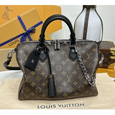 Louis Vuitton Monogram Canvas Speedy Soft 30 Dark M12243