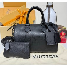 Louis Vuitton Monogram Leather Speedy P9 Bandoulière 25 M24443-black