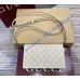 Gucci GG Emblem wallet with leather strap GU820688-beige