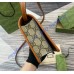 Gucci GG Emblem wallet with leather strap GU820688-brown
