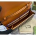 Gucci GG Emblem wallet with leather strap GU820688-brown