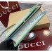 Gucci GG Emblem wallet with leather strap GU820688-green