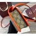 Gucci GG Emblem wallet with leather strap GU820688-orange