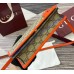 Gucci GG Emblem wallet with leather strap GU820688-orange