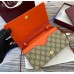 Gucci GG Emblem wallet with leather strap GU820688-orange