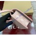 Gucci GG Emblem wallet with leather strap GU820688-pink
