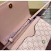 Gucci GG Emblem wallet with leather strap GU820688-pink