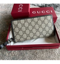 Gucci GG Emblem Zip-Around Wallet GUW819122-black