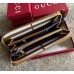 Gucci GG Emblem Zip-Around Wallet GUW819122-brown
