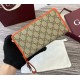 Gucci GG Emblem Zip-Around Wallet GUW819122-orange