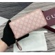 Gucci GG Emblem Zip-Around Wallet GUW819122-pink