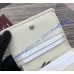 Gucci GG Emblem small wallet GUW820692-beige