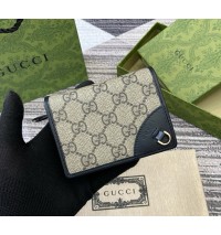 Gucci GG Emblem small wallet GUW820692-black