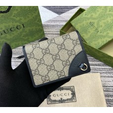 Gucci GG Emblem small wallet GUW820692-black
