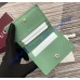Gucci GG Emblem small wallet GUW820692-green