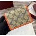 Gucci GG Emblem small wallet GUW820692-orange