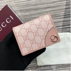 Gucci GG Emblem small wallet GUW820692-pink