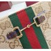 Gucci Horsebit Web zip around wallet GUW867124-brown