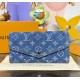 Louis Vuitton Sarah Wallet M28280-blue