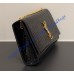 Saint Laurent Kate Medium In Crocodile Embossed leather YSL354021-black