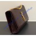 Saint Laurent Kate Medium In Crocodile Embossed leather YSL354021-wine