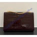 Saint Laurent Kate Medium In Crocodile Embossed leather YSL354021-wine