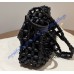 Saint Laurent LE 5 À 7 in wood beads YSL657228-S-black