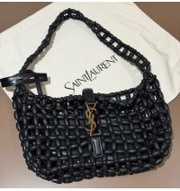 Saint Laurent LE 5 À 7 in wood beads YSL657228-S-black
